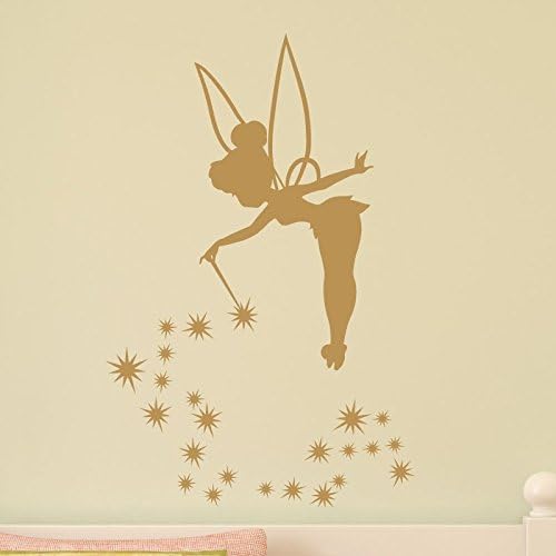 Sticker mural Fée Clochette doré Ambiance-Live 2-45 x 35 cm – Image 2