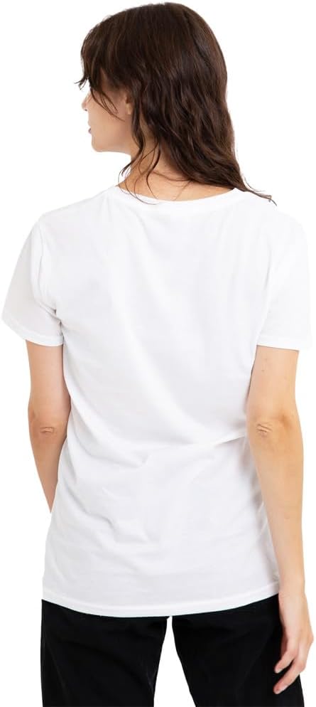 T-shirt femme blanc Disney Fairies avec Tinker Bell et poussière de fée – Image 3
