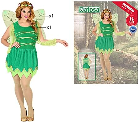 Déguisement femme Fée Clochette avec robe et ailes – Image 3