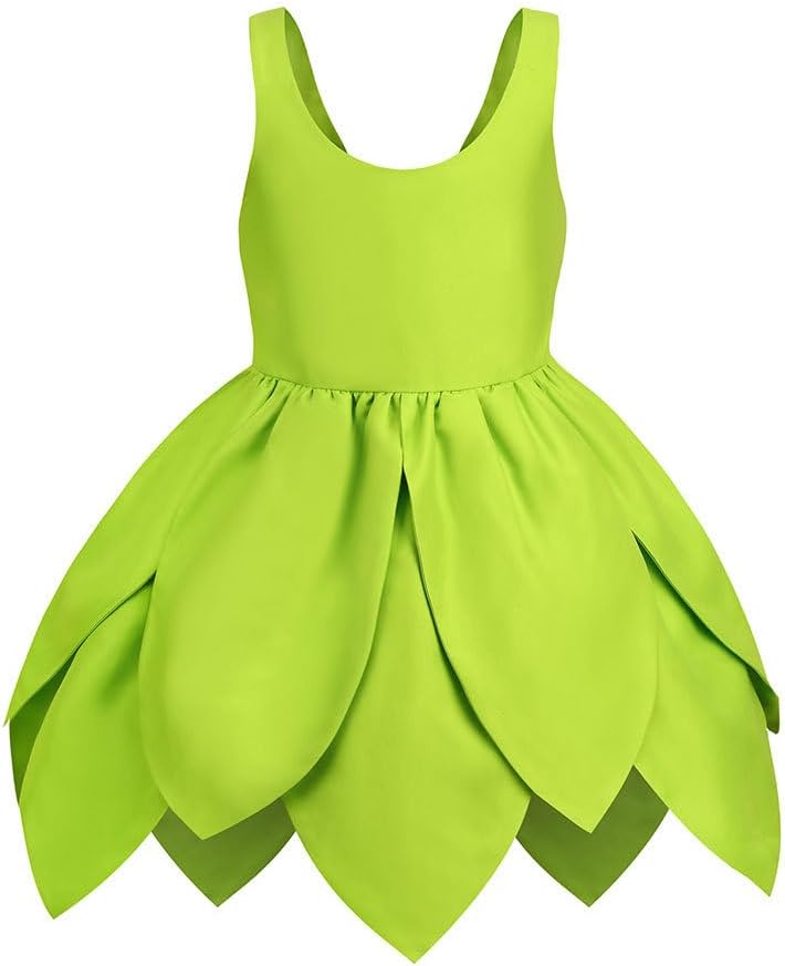 Déguisement Fée Clochette vert pour enfant, taille 2-3 ans – Image 2