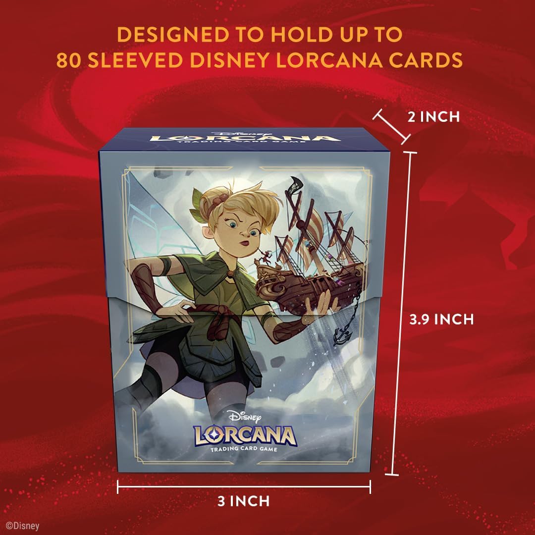 Boîte de rangement de deck Fée Clochette Disney Lorcana Le Règne de Jafar dès 8 ans – Image 3