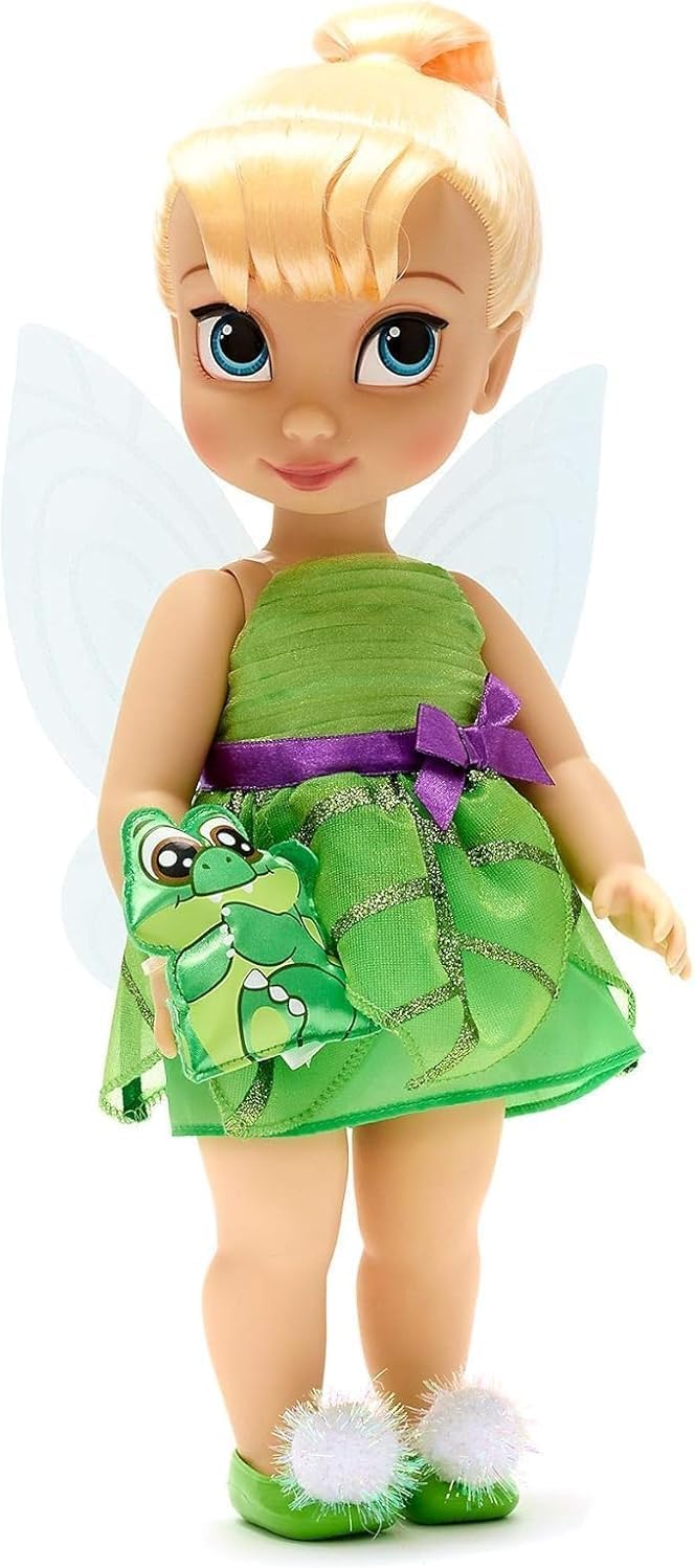 Poupée Clochette Disney Store Animator avec peluche Tic-Tac, Peter Pan, 39 cm