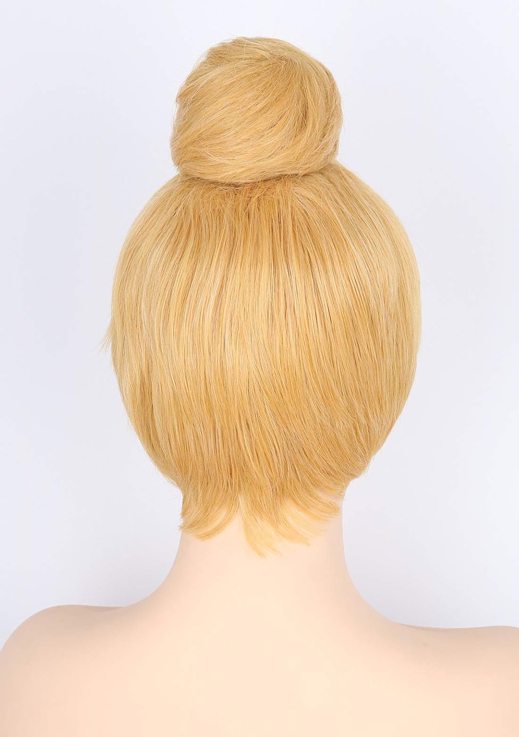 Perruque courte blonde Tinkerbell pour femme cosplay – Image 4