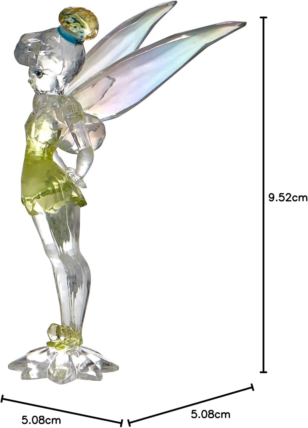 Figurine Disney Peter Pan Tinkerbell Facets en acrylique 10 cm Enesco 6009040 – Image 8