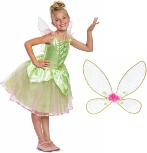 Déguisement Disney Fée Clochette avec ailes détachables pour fille