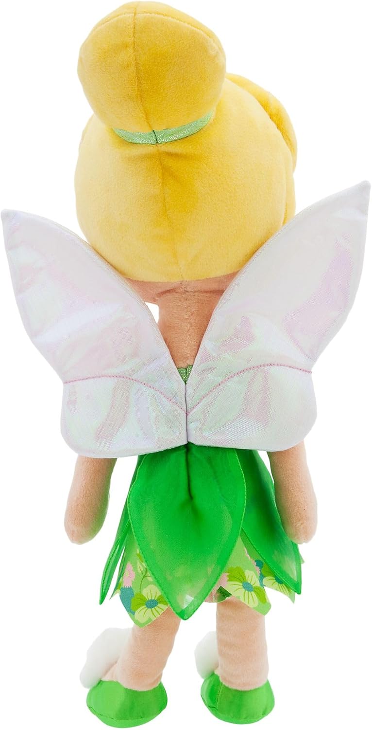 Poupée peluche Clochette Disney en robe satin, 35 cm – Image 5