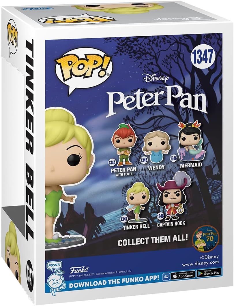 Figurine vinyle Clochette sur miroir, Disney Peter Pan 70th, Funko Pop! – Image 3