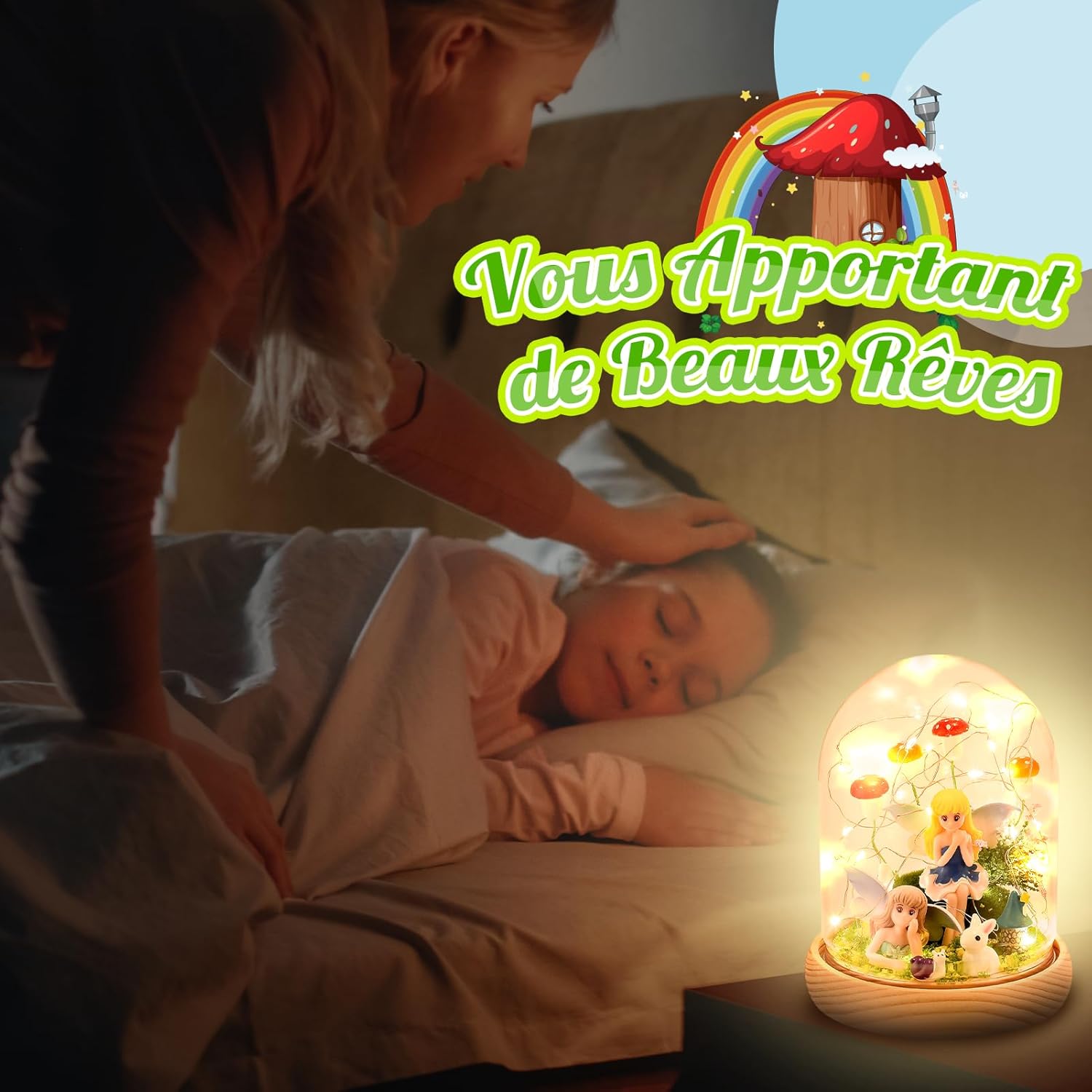 Kit veilleuse LED DIY Fée Clochette pour enfant – Image 6