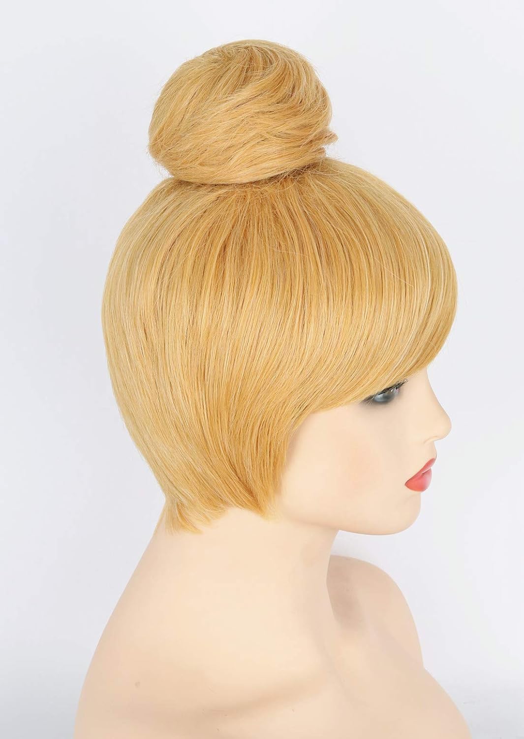 Perruque courte blonde Tinkerbell pour femme cosplay – Image 3