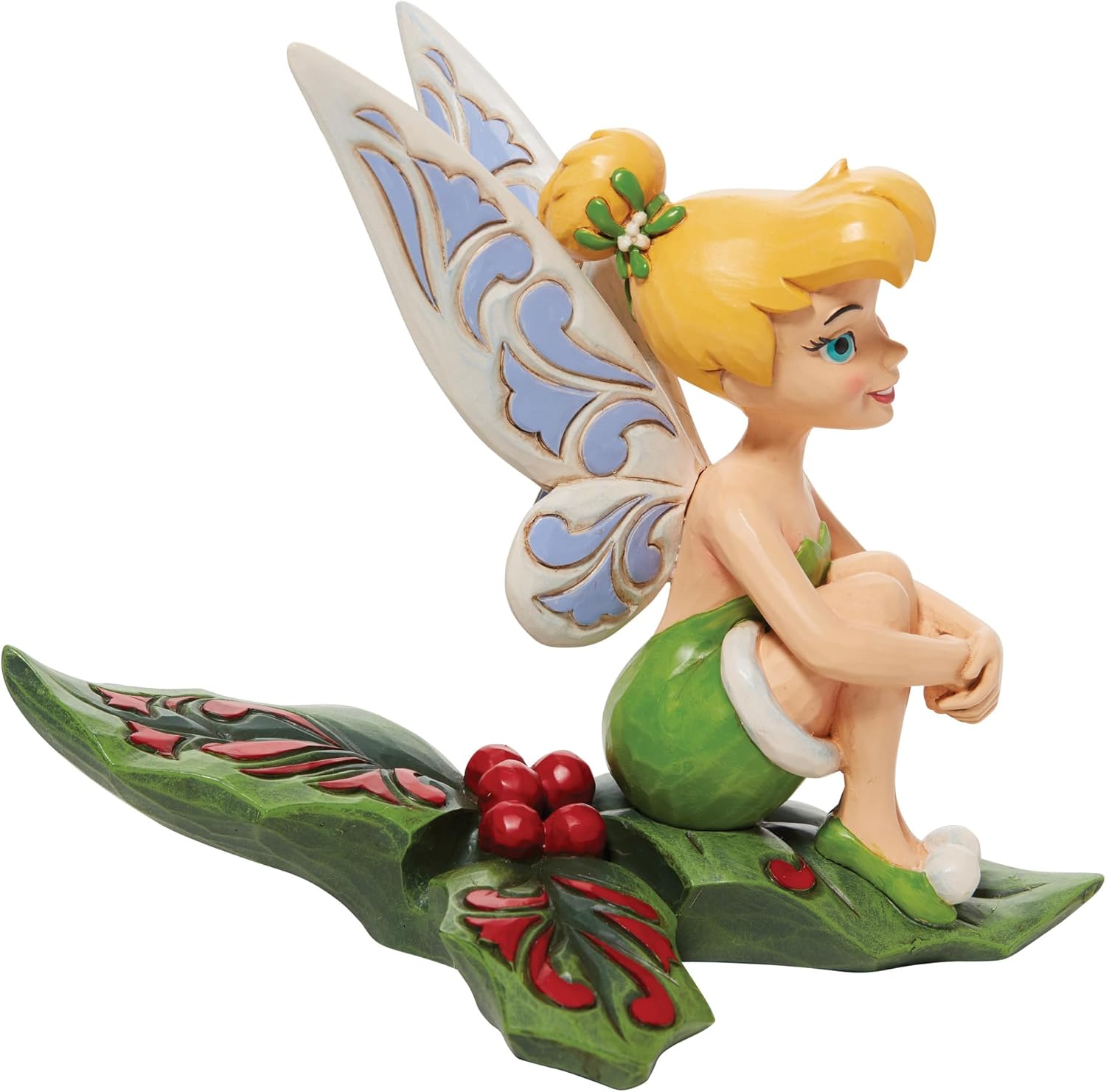 Figurine Disney Traditions Fée Clochette sur houx, hauteur 13 cm – Image 5