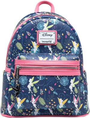 Sac à dos Disney Loungefly Fée Clochette rose phosphorescent