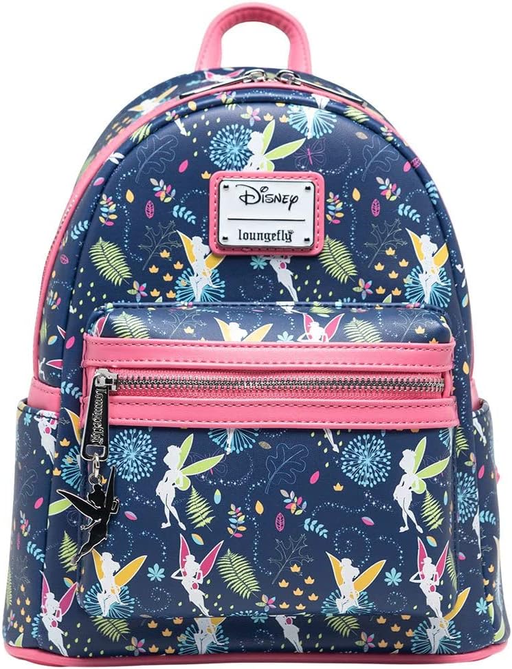 Sac à dos Disney Loungefly Fée Clochette rose phosphorescent