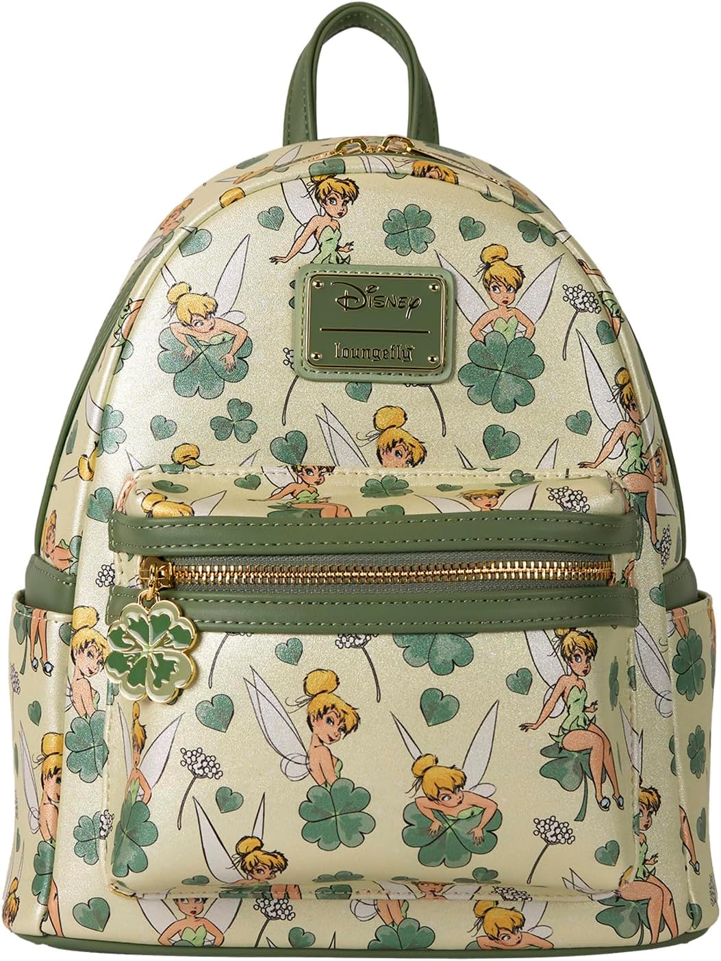 Mini sac à dos Disney Fée Clochette au trèfle à 4 feuilles