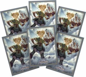 Protège-cartes Fée Clochette Disney Lorcana Le Règne de Jafar, lot de 65