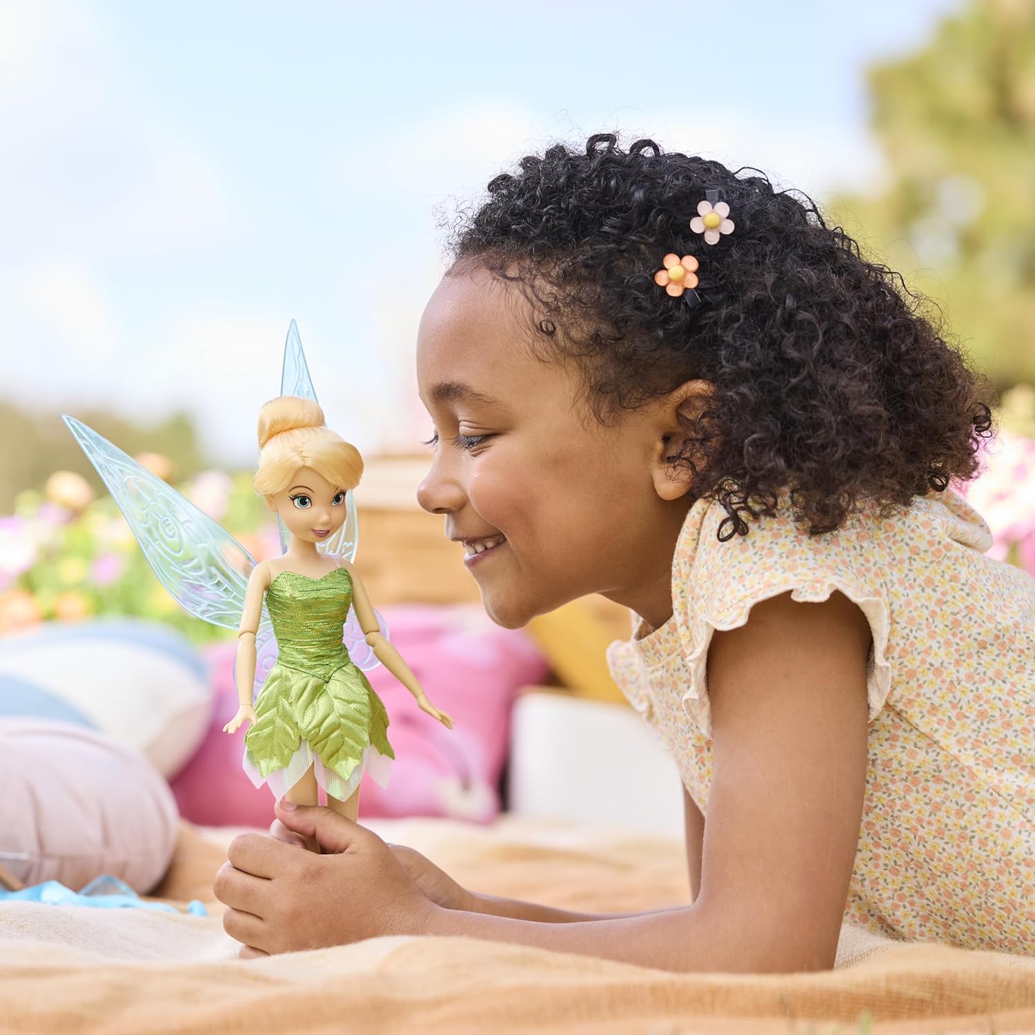 Poupée Clochette Disney Peter Pan 25 cm avec mini brosse – Image 2