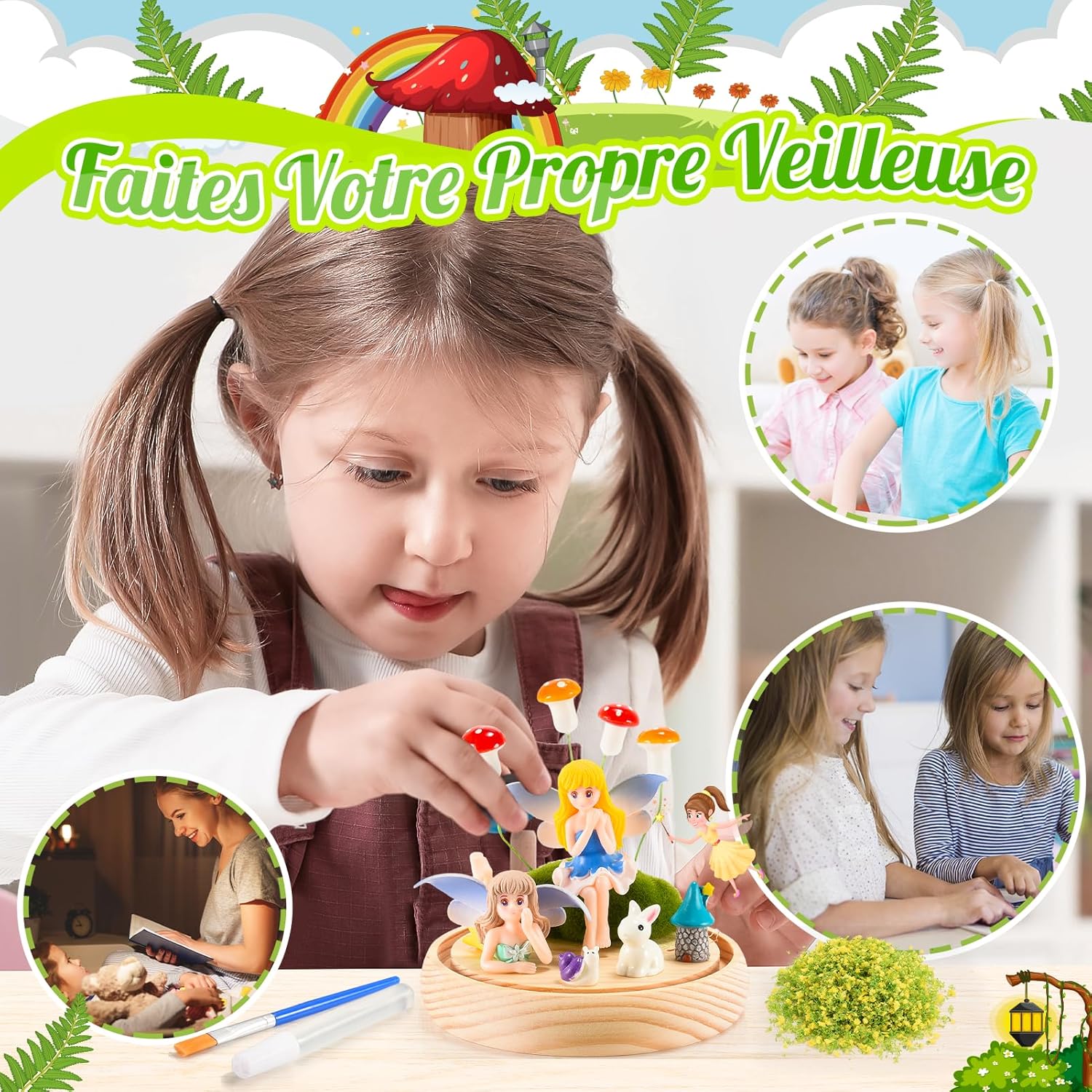 Kit veilleuse LED DIY Fée Clochette pour enfant – Image 2