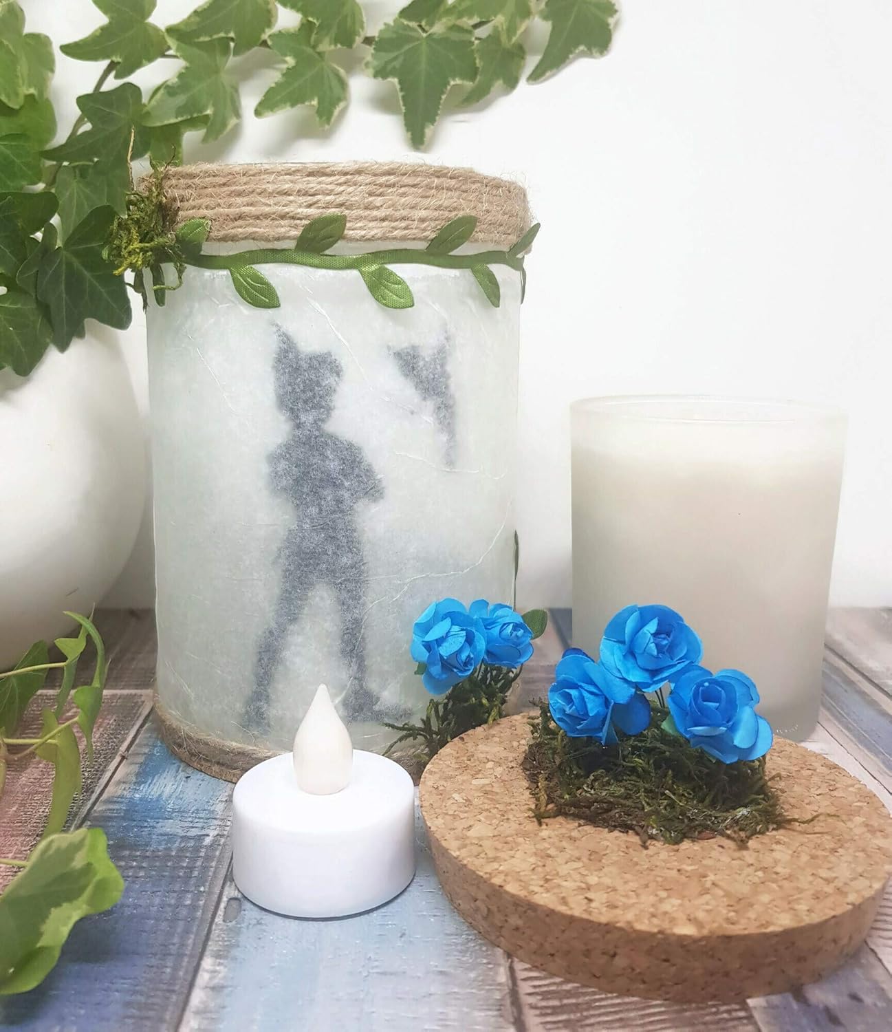 Veilleuse LED Peter Pan et la fée Clochette dans un bocal de lumière – Image 6