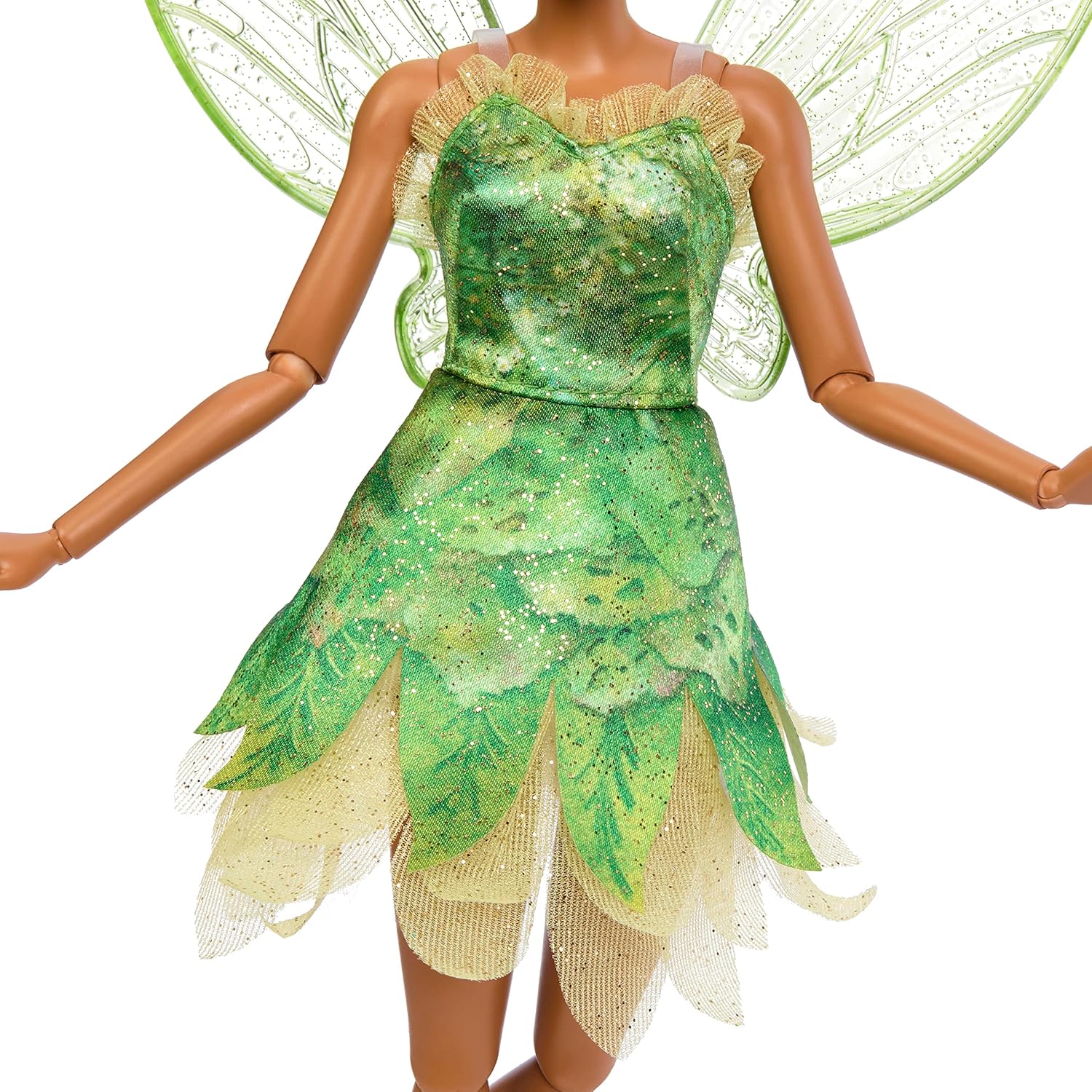 Poupée Fée Clochette Disney Peter Pan & Wendy, robe verte et ailes scintillantes HNY37 – Image 4