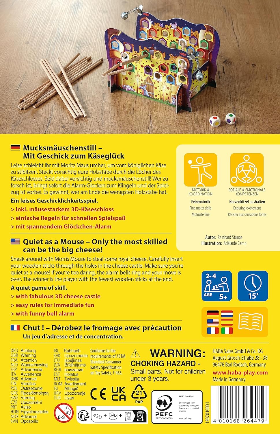 Jeu d'adresse Fée Clochette HABA avec alarme dès 5 ans – Image 2