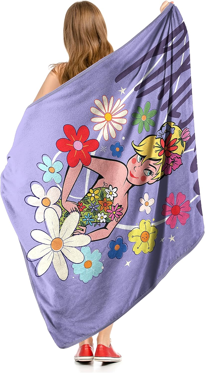 Plaid micro raschel Disney Fée Clochette 116,8 x 152,4 cm – Image 5