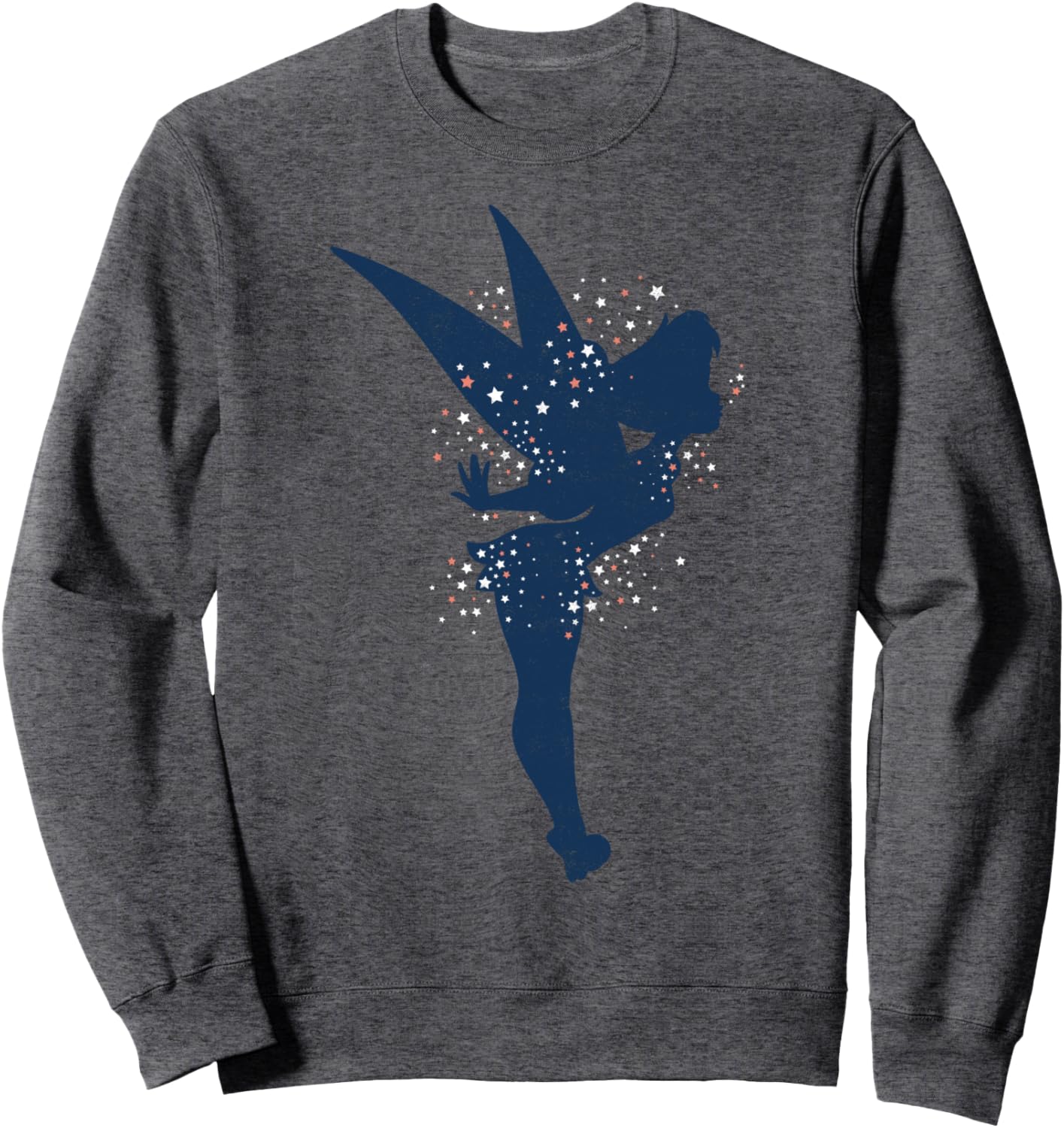 Sweatshirt Fée Clochette Disney Peter Pan Pixie Dust, silhouette et col tissé