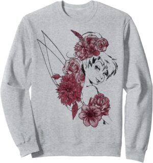 Sweatshirt floral Fée Clochette Disney Peter Pan