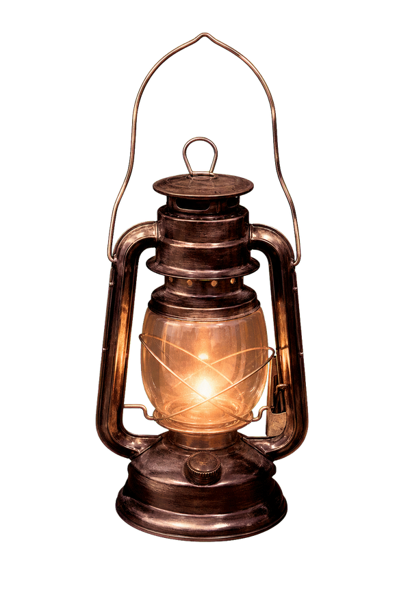 Lanterne dorée de l'atelier